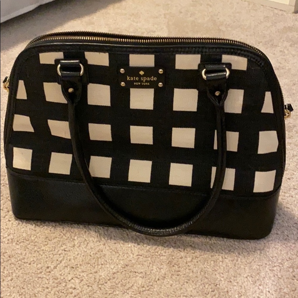 Kate Spade Black and White Handbag